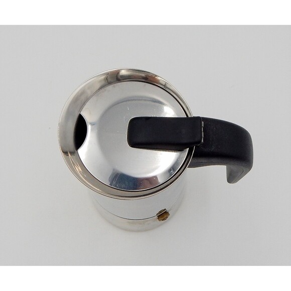 Guido Bergna GB Italy Espresso Maker Stainless 18-10 Stove Top Moka Pot 6 In - Picture 5 of 12